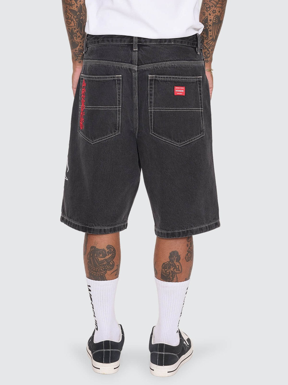 Pitted Big Dawg Jean Short Used Black - Image 4