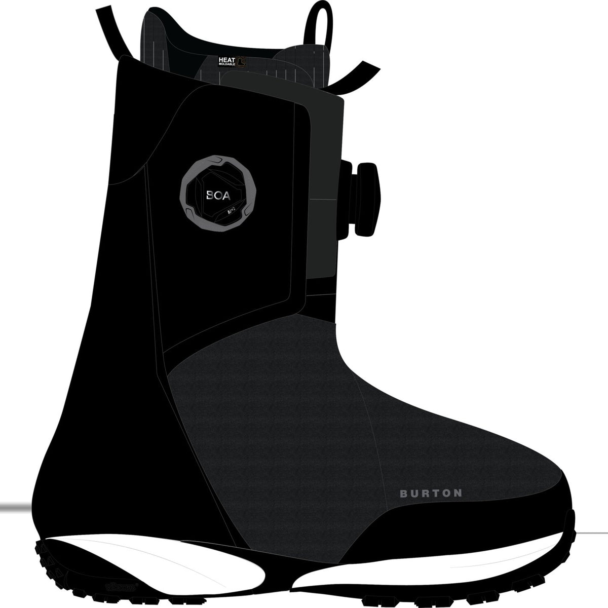 Mens Waverange X Wide Snowboard Boots Black - Image 4