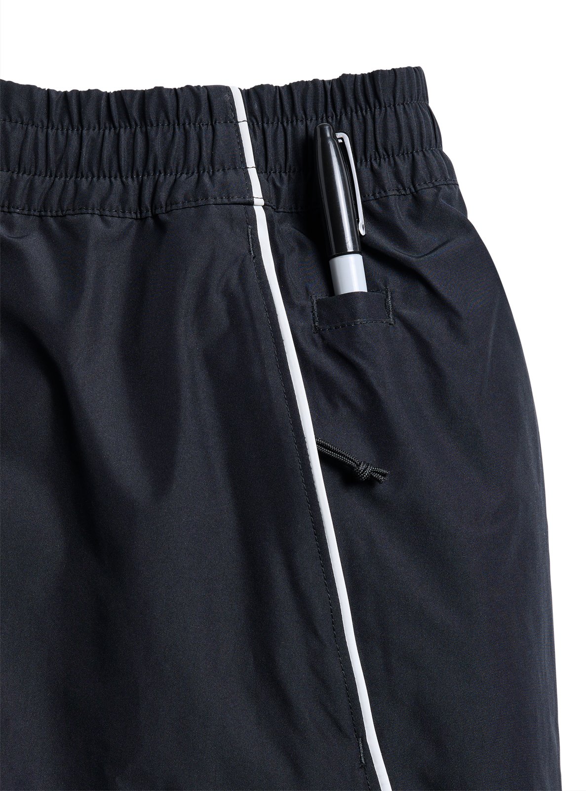Mens 2L Baggy Simple Pants True Black - Image 4