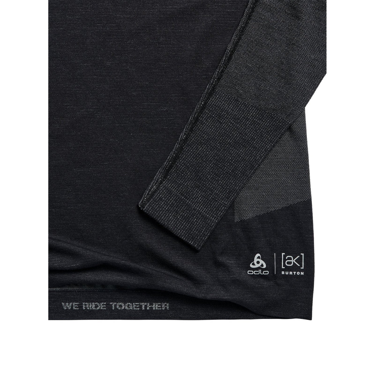 Mens [Ak] Slokar Crewneck Fleece True Black/Gray Cloud - Image 4
