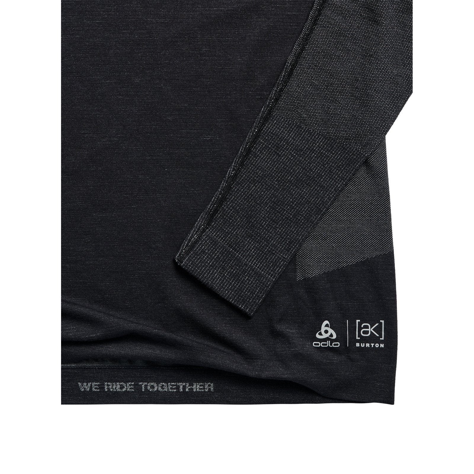 Mens [Ak] Slokar Crewneck Fleece True Black/Gray Cloud - Image 4