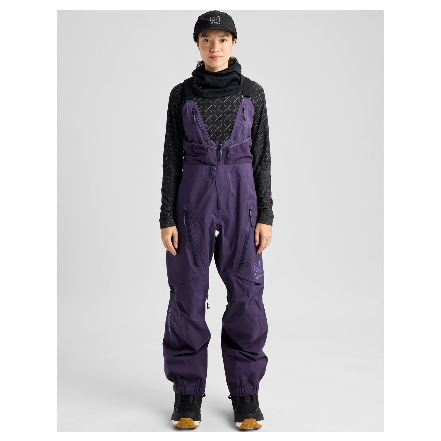 Womens [Ak] Acamar Gore-Tex Pro 3L Bib Pants Nightshade Purple - Image 4