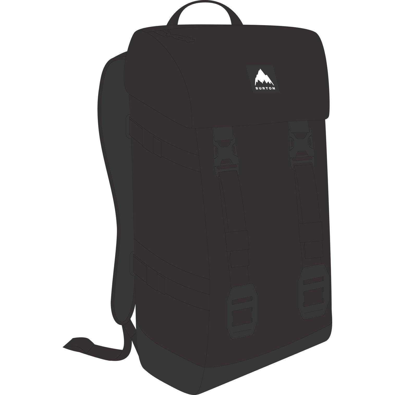 Tinder 2.0 30L Backpack True Black - Image 4