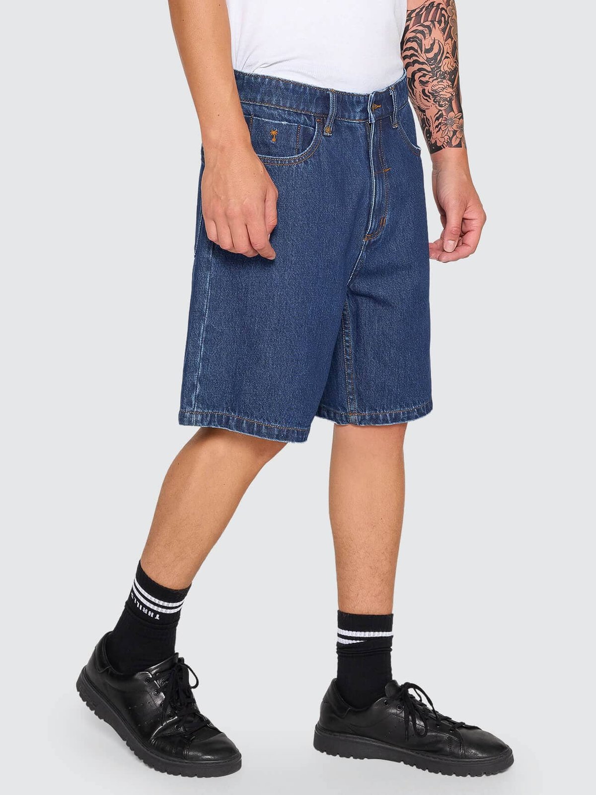 Slacker Denim Short Rinsed Ink - Image 4