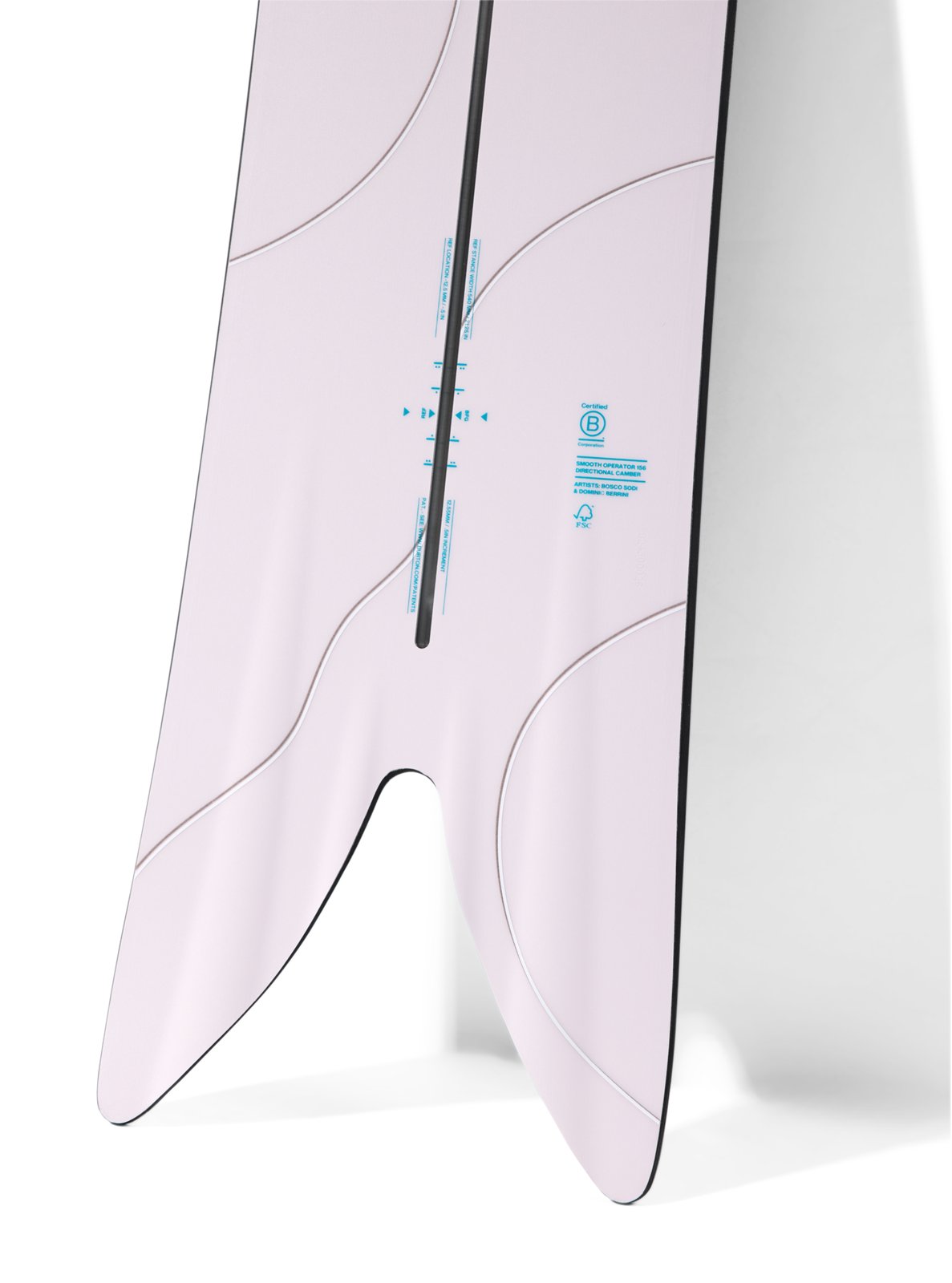 Family Tree Smooth Operator Camber Snowboard Water - Image 4