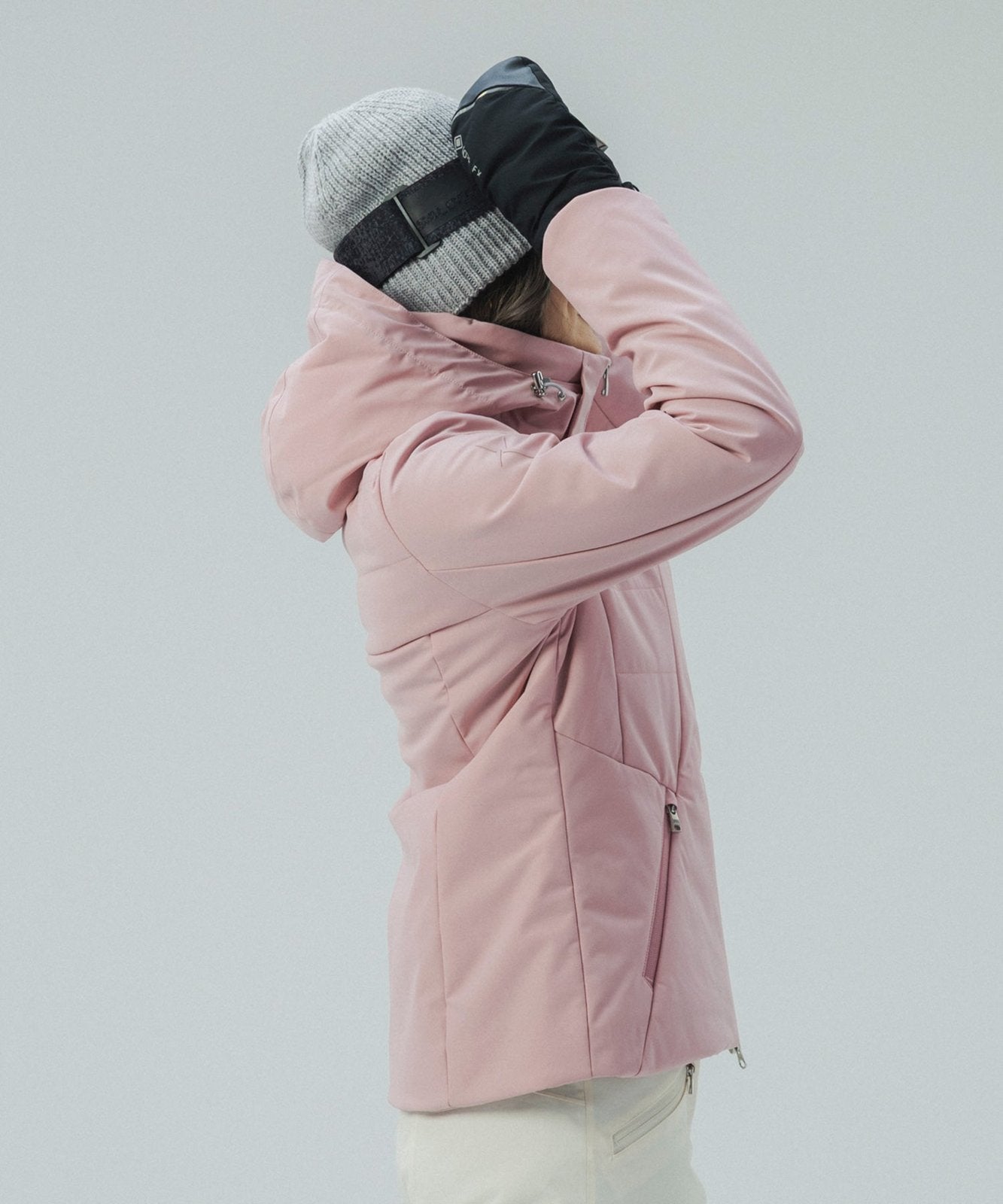 Womens Soft Frame Jacket Light Pink - Image 4