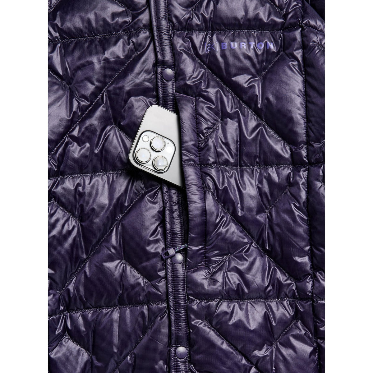 Mens [Ak] Baker Ultralight Down Jacket Nightshade Purple - Image 4