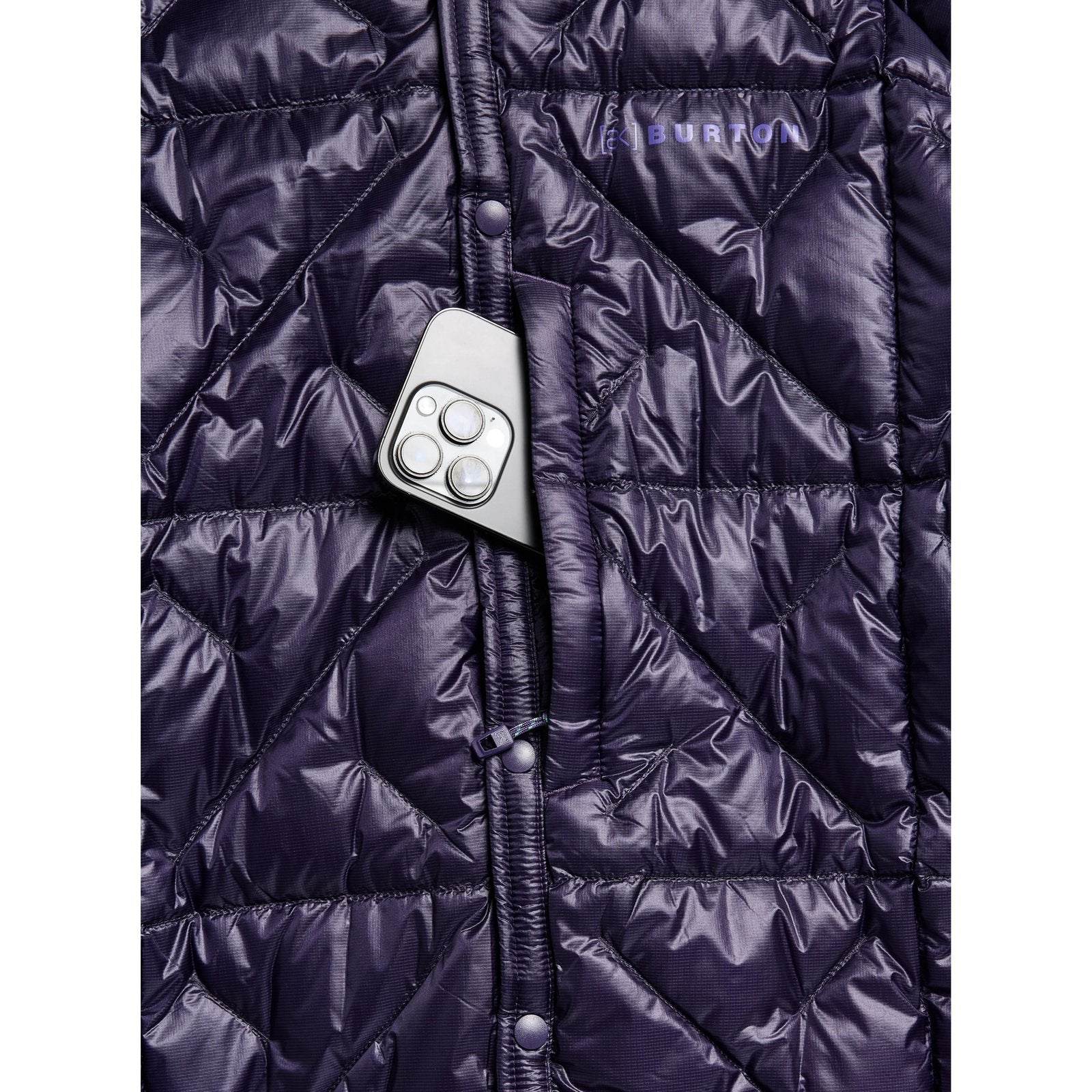 Mens [Ak] Baker Ultralight Down Jacket Nightshade Purple - Image 4