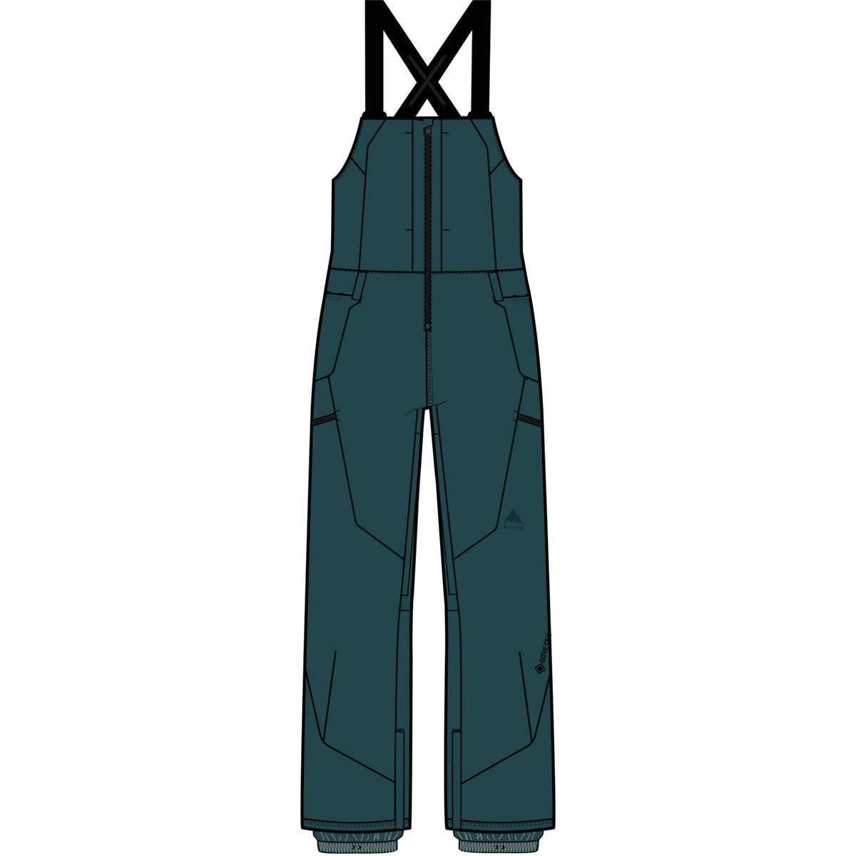 Womens Reserve Gore-Tex 2L Bib Pants Atlantic Teal - Image 4