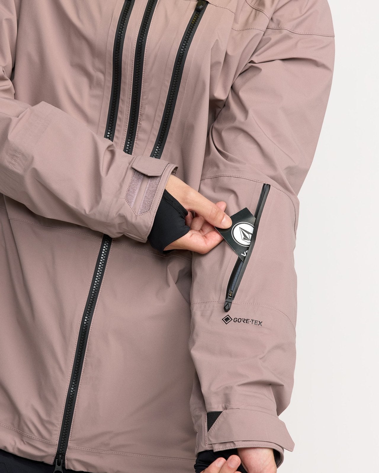 Mens Guch Stretch Gore Jacket Mauve - Image 4