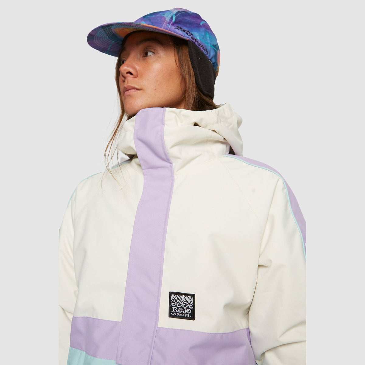 Womens Retro Jo Snow Jacket Snow White - Image 4