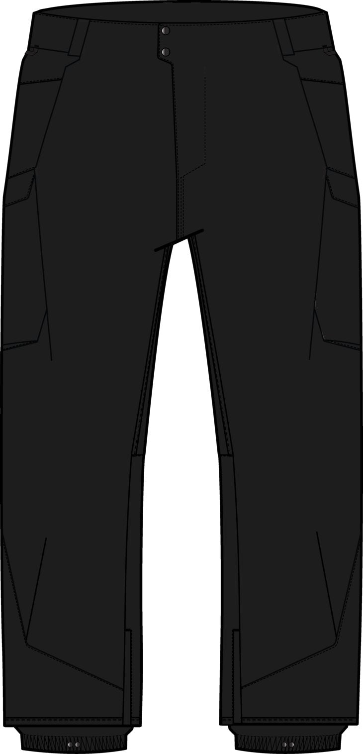 Mens Reserve 2L Tall Pants True Black - Image 4