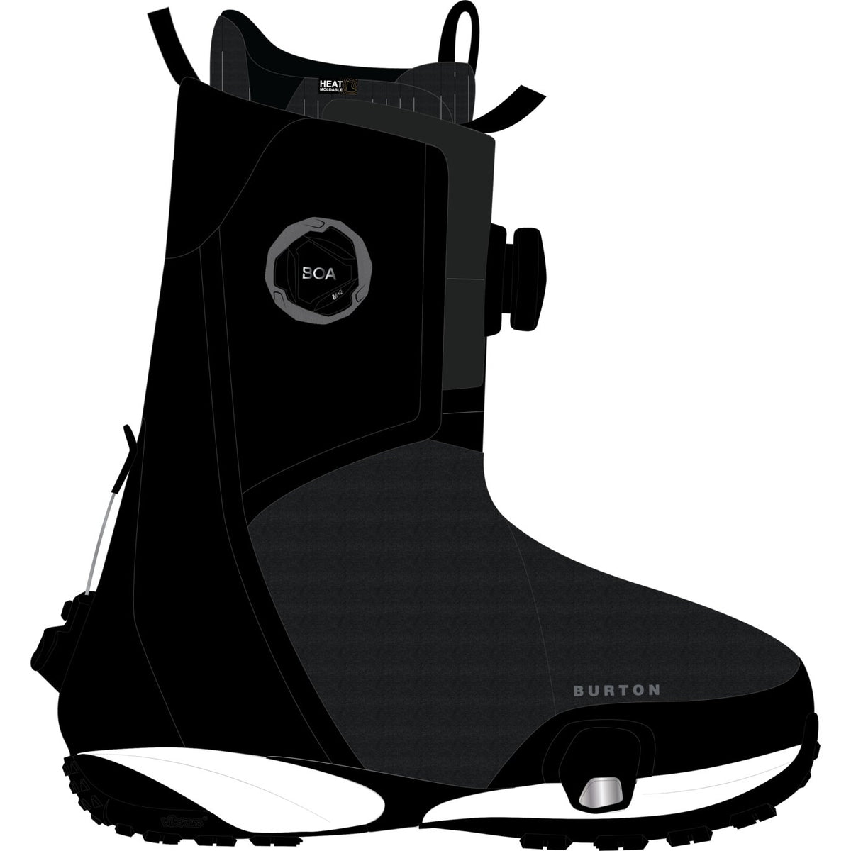 Mens Waverange X Step On Wide Snowboard Boots Black - Image 4