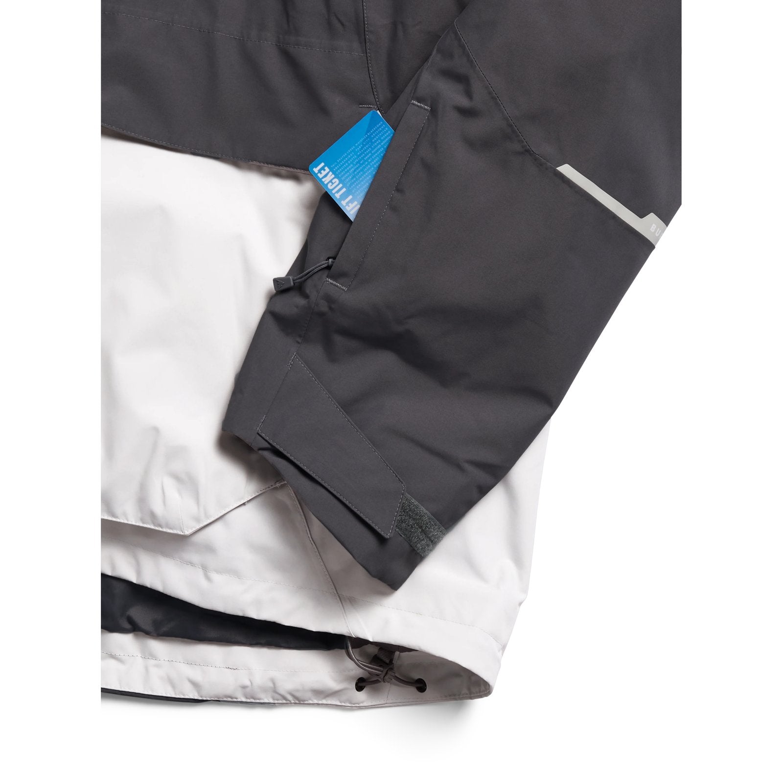 Mens Reserve 2L Relaxed Anorak Jacket Gotham Gray / Gray Cloud - Image 4