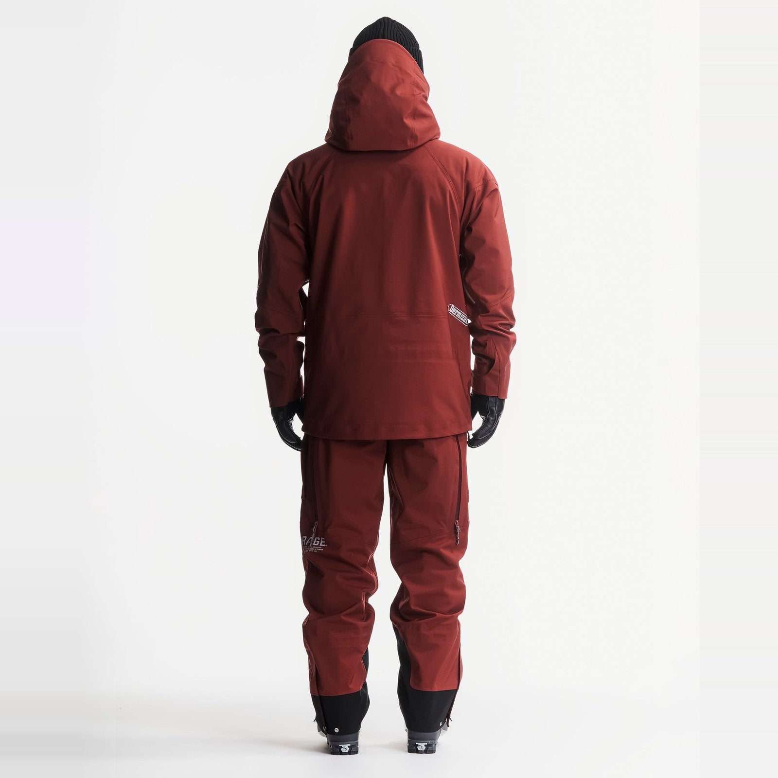 Mens Apex MTN-X 3L Jacket Garnet - Image 4