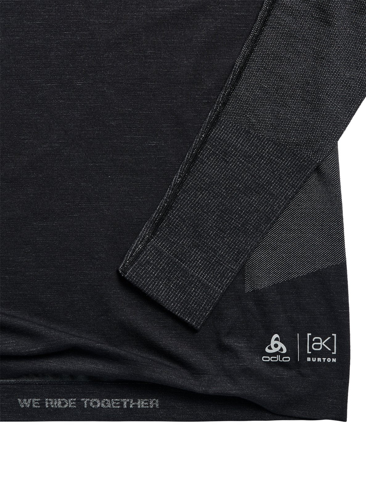 Mens [Ak] Slokar Crewneck Fleece True Black/Gray Cloud - Image 4