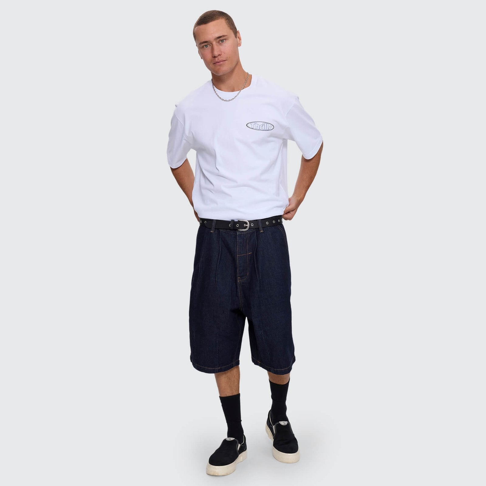 Val For The Win Oversize Fit Tee White - Image 5
