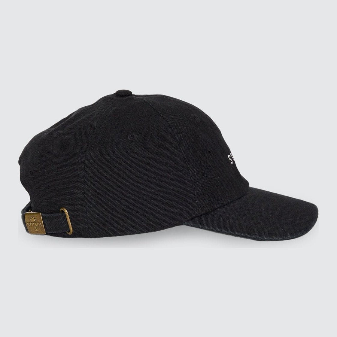 Minimal 6 Panel Cap Washed Black - Image 5