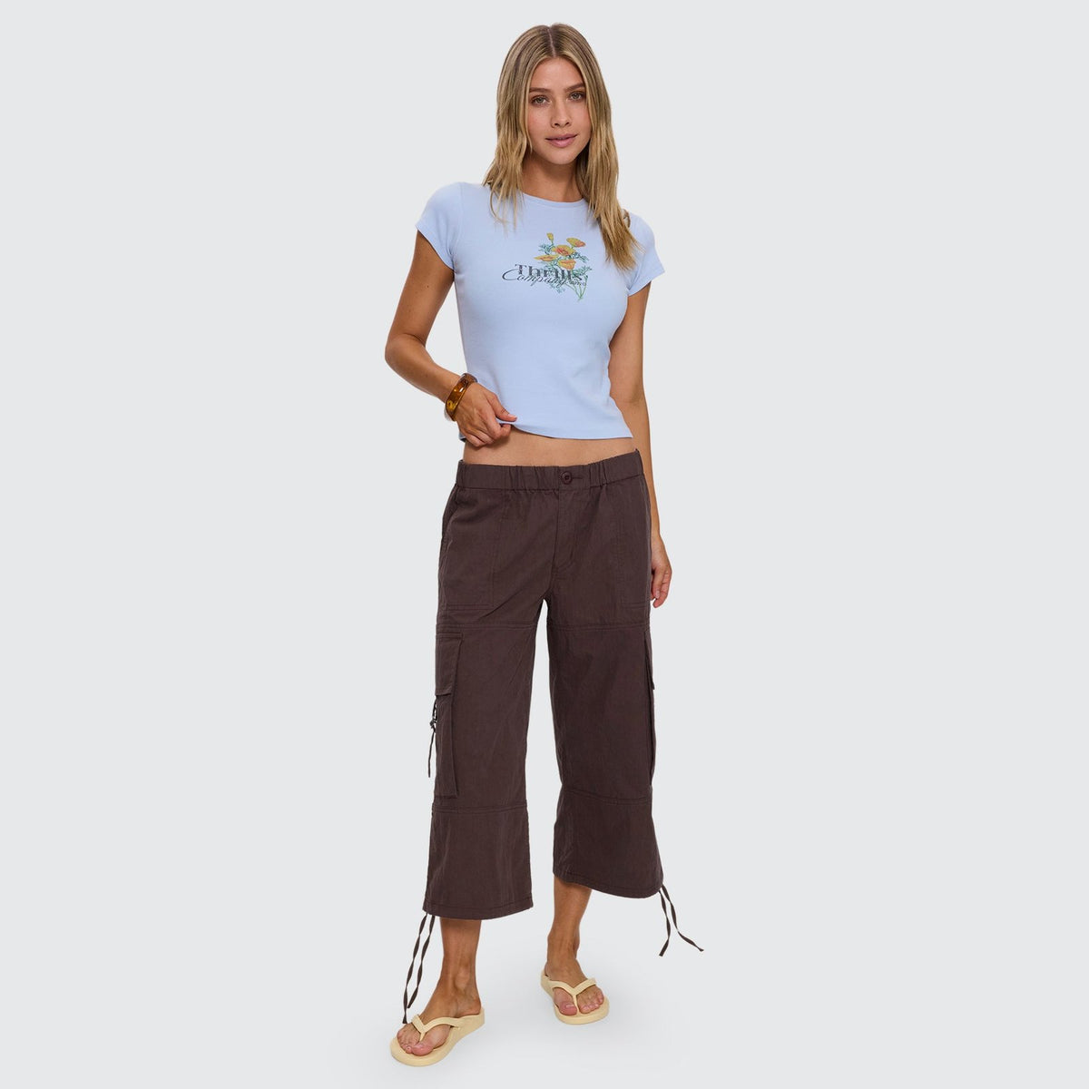 Flowers Of Tomorrow Tee Placid Blue - Image 5