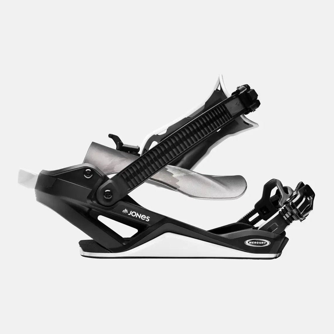 Mens Mercury FASE Snowboard Bindings Black / Silver - Image 5