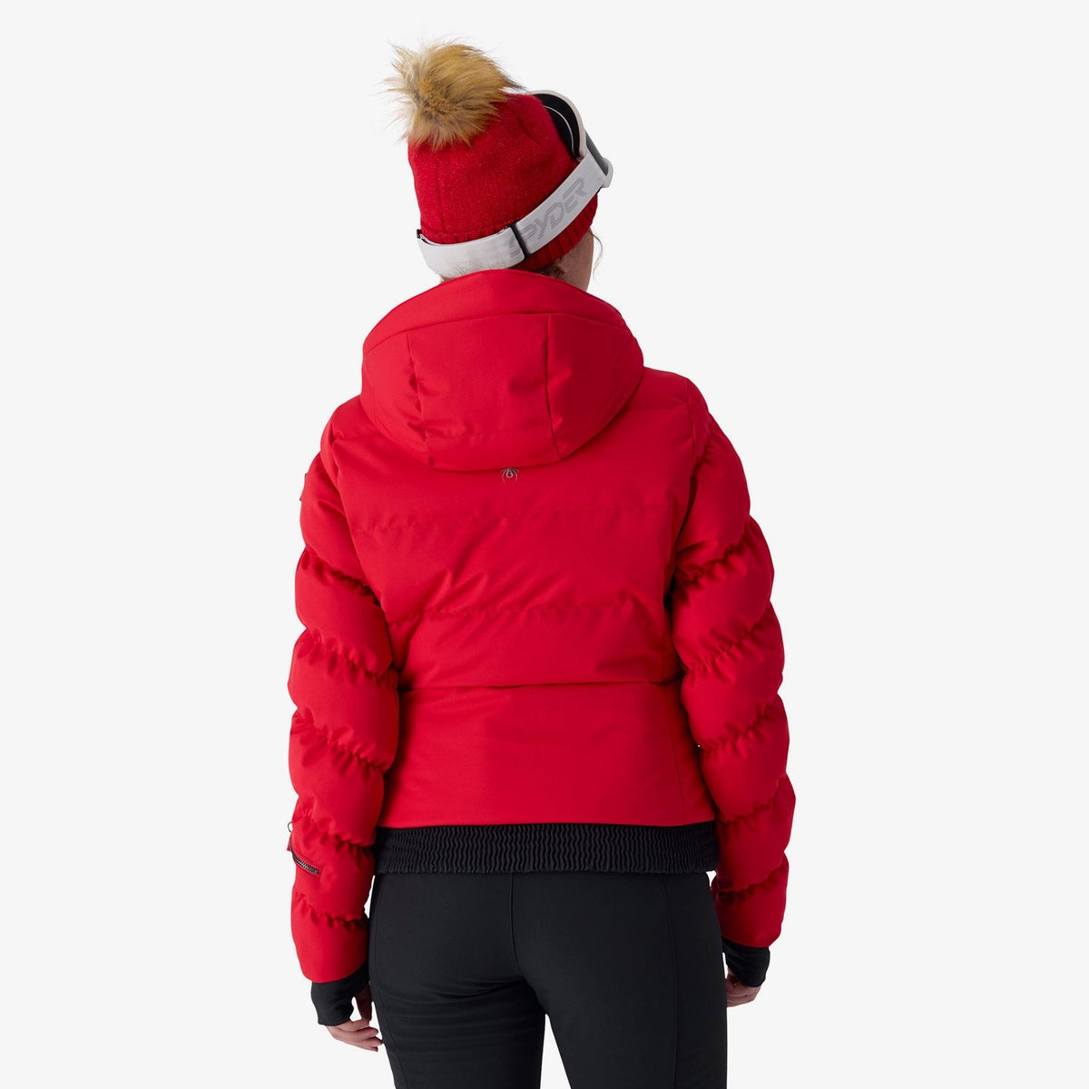 Womens Haven Jacket Spyder Red - Image 5