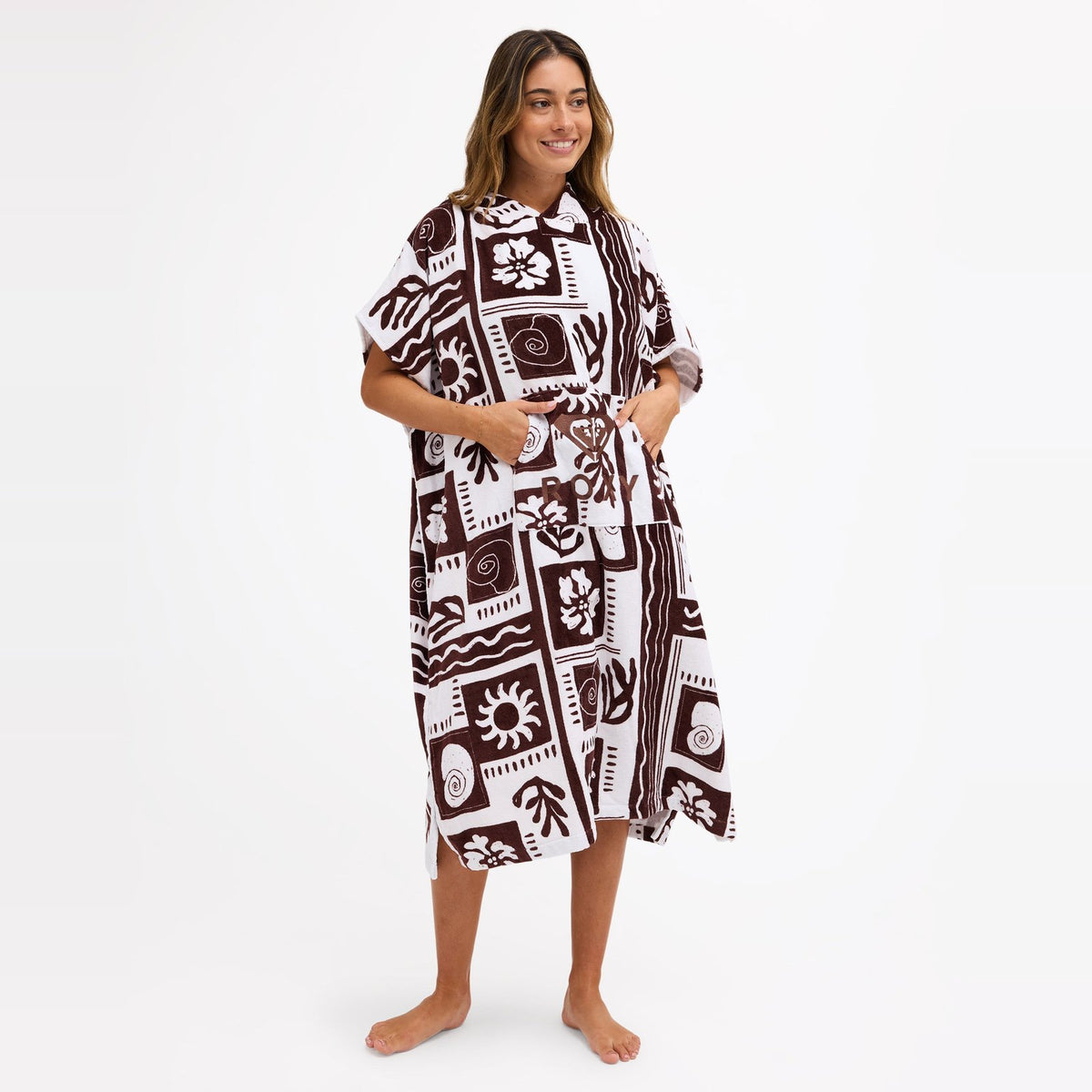 Womens Stay Magical Hooded Towel Java - Image 5