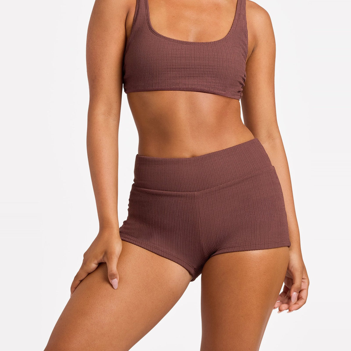Womens Love Boyleg Bikini Bottom Java - Image 5