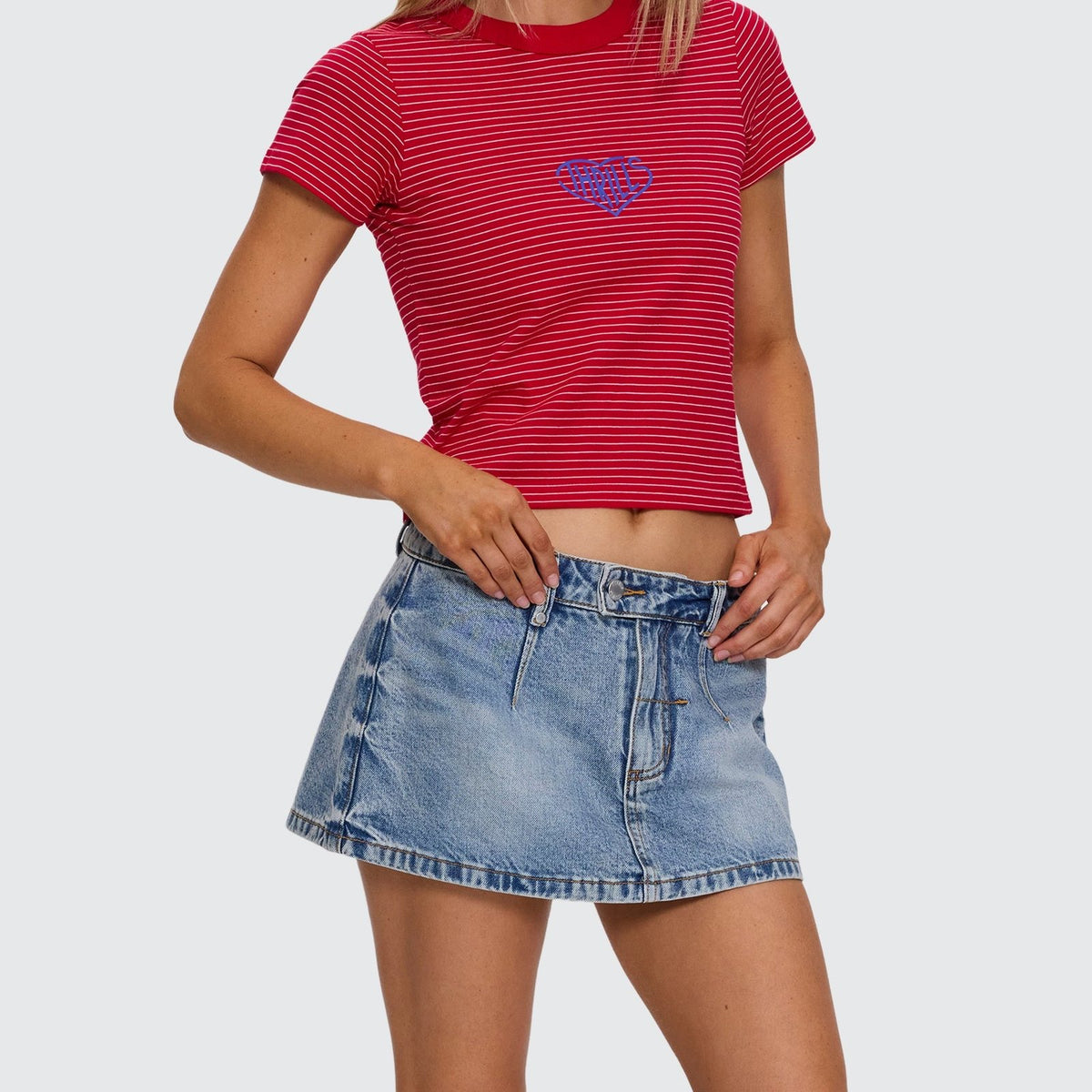 Brady Low Rise Skort Clam Bake Blue - Image 5