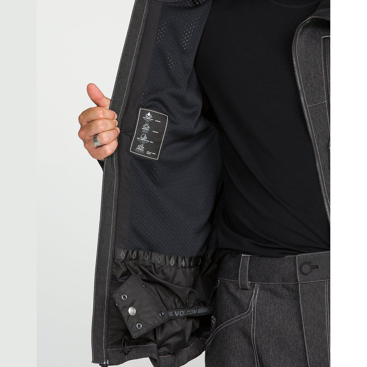 Mens Lapper Pants Black - Image 5