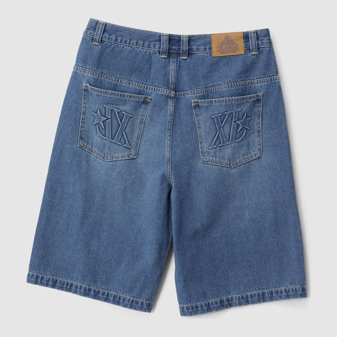 Embossed Baggy Denim 91 Shorts Blue Indigo - Image 5