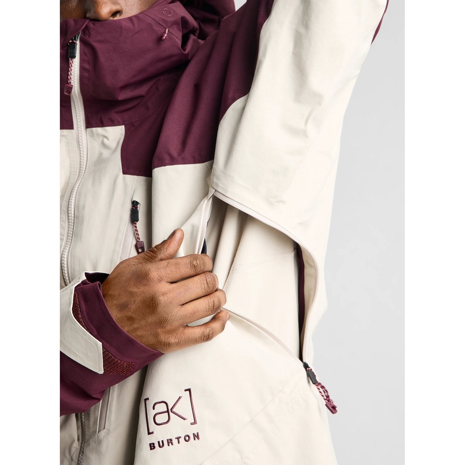 Mens [Ak] Cyclic Gore-Tex 2L Jacket Rum Raisin / Chinchilla Gray - Image 54