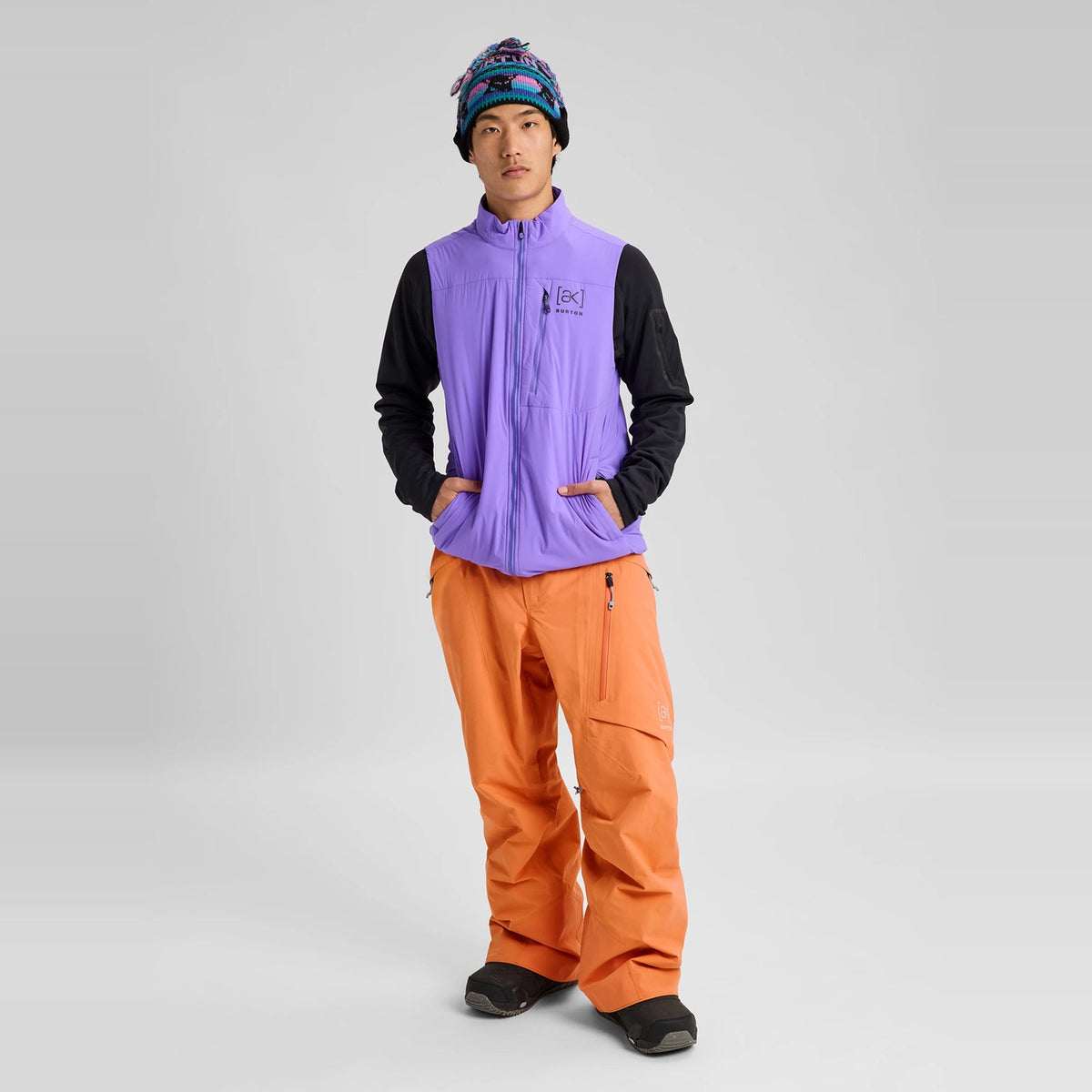 Mens [Ak] Cyclic Gore-Tex 2L Pants Goldfish Orange - Image 54