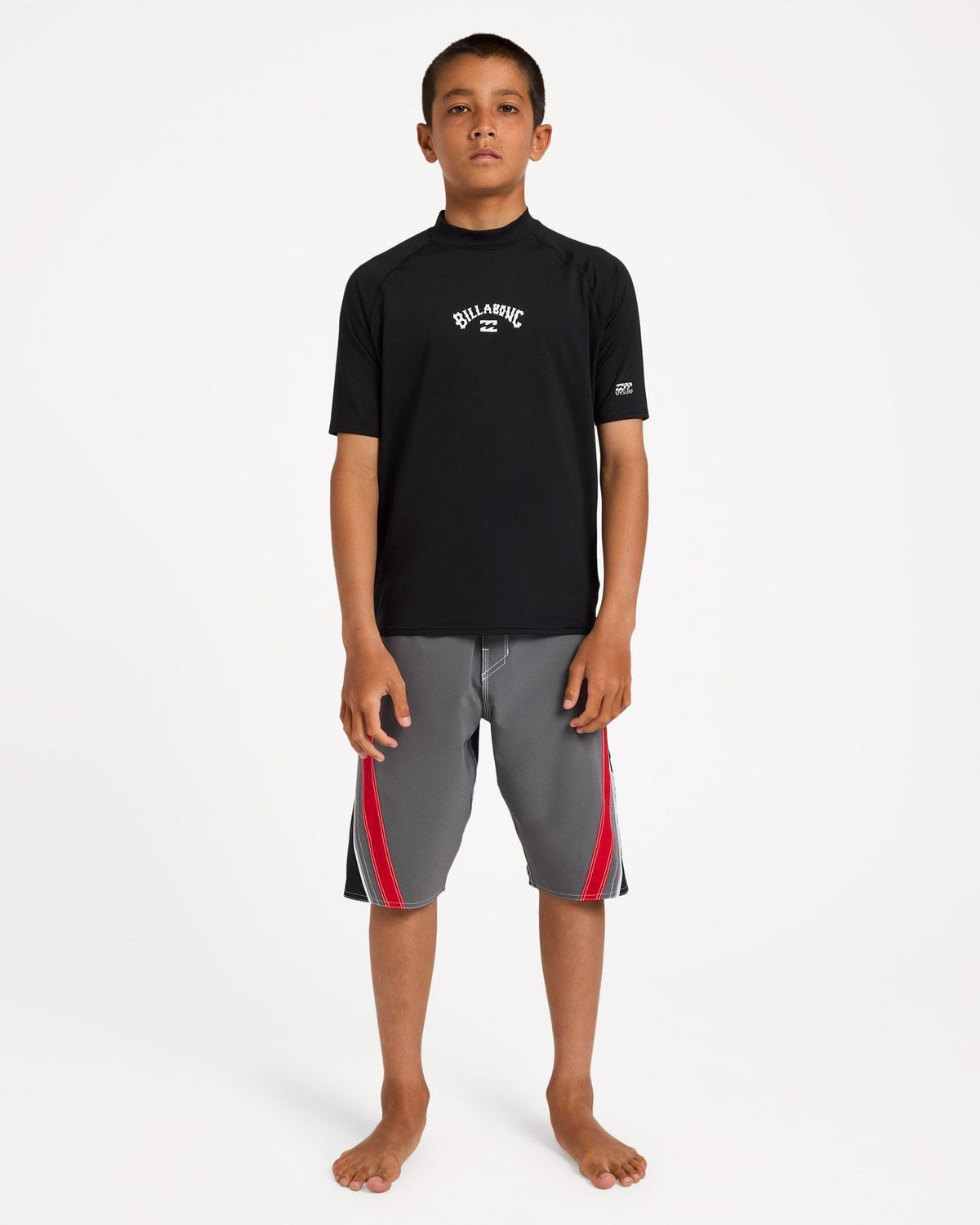 Boys All Day Arch UPF 50 Rashguard Black - Image 5