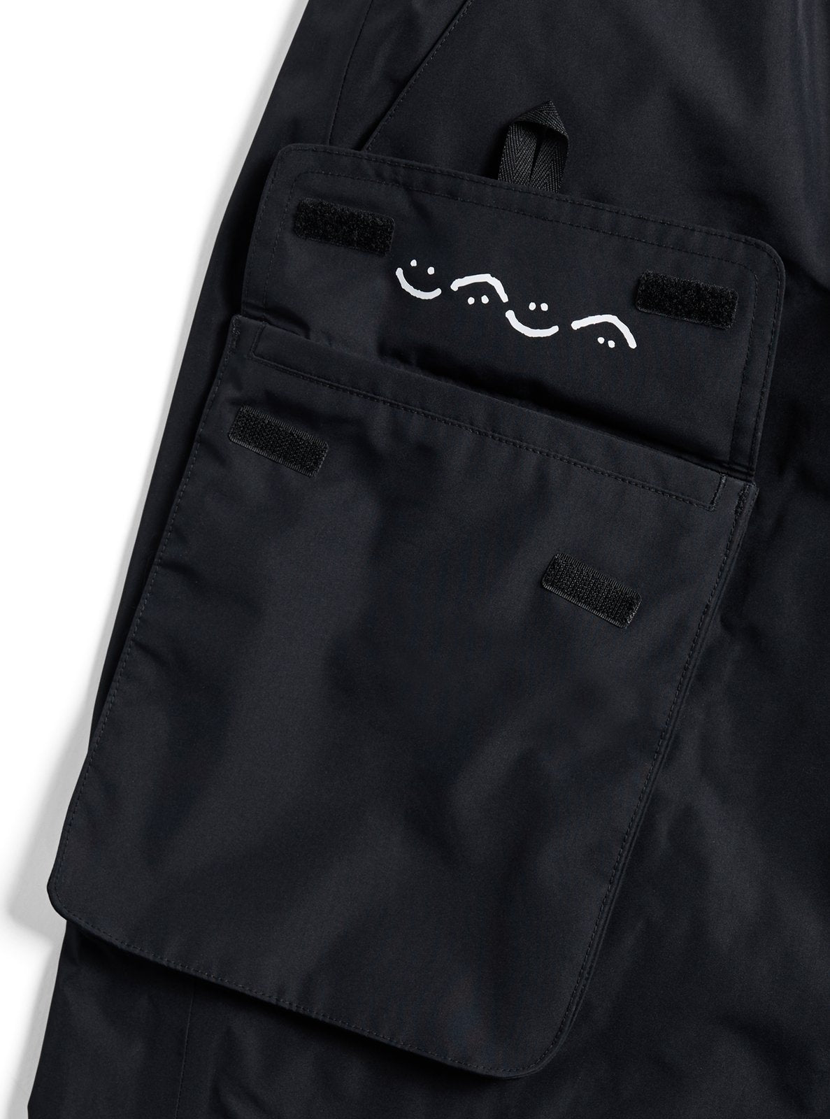 Mens 2L Baggy Cargo Pants True Black - Image 5