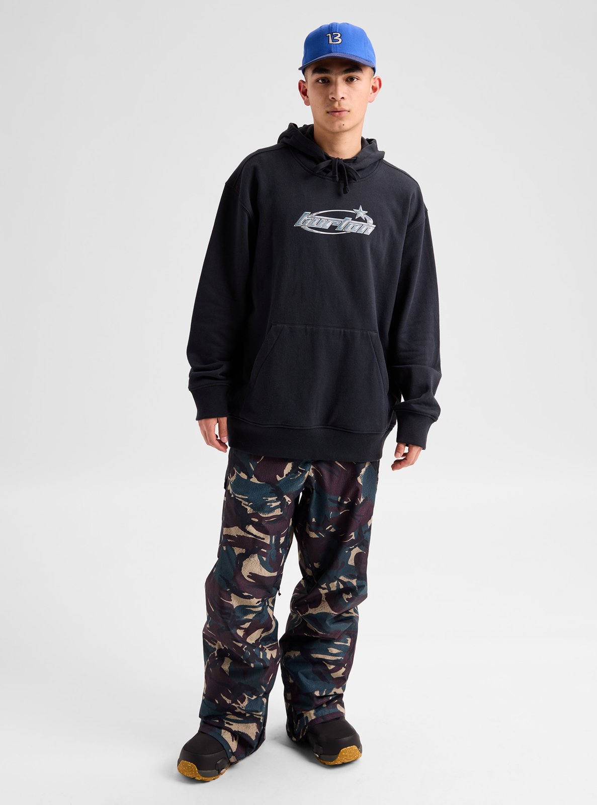 Blossom 27 Pullover Hoodie True Black - Image 5
