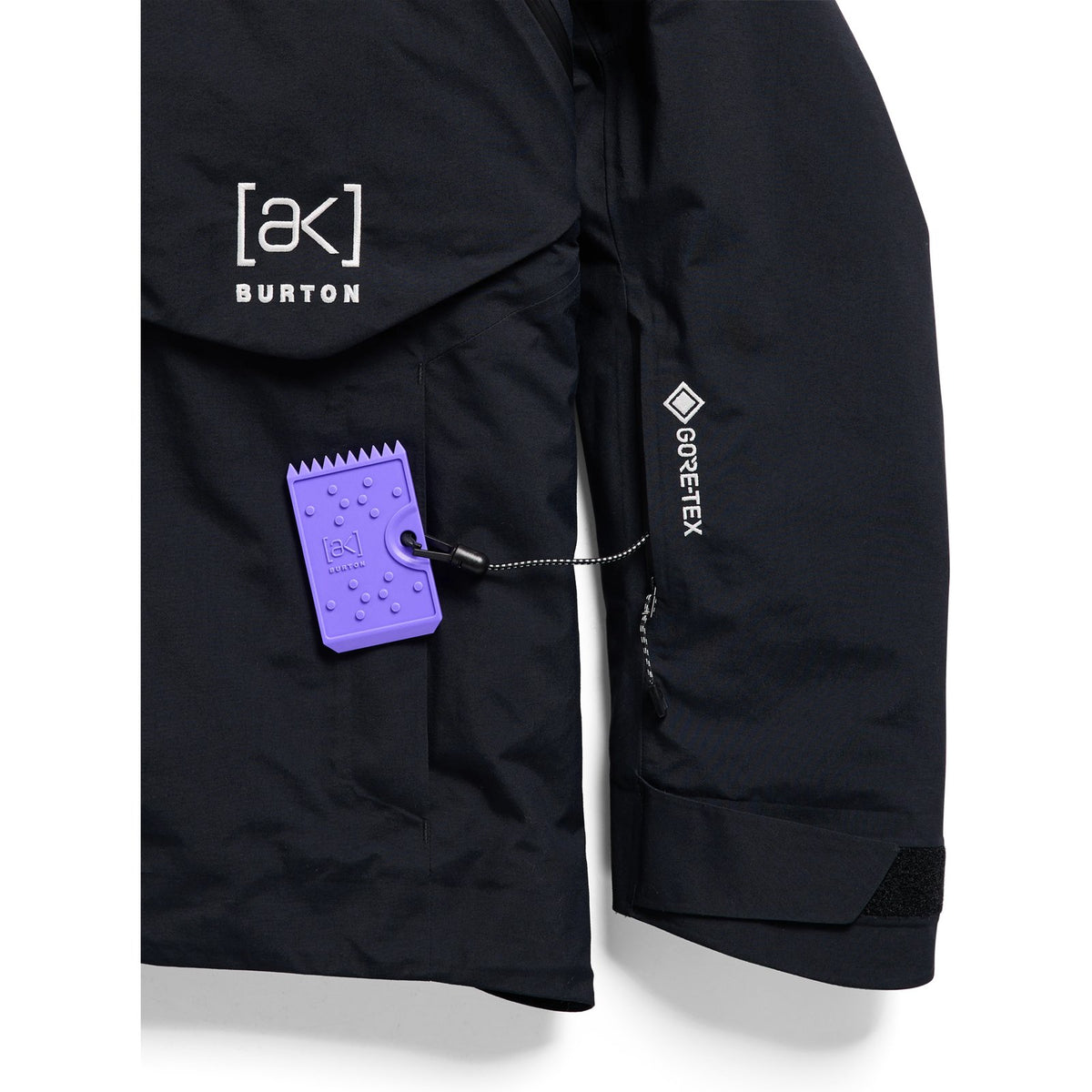 Womens [Ak] Swash Synthetic Insulated Gore-Tex 2L Jacket True Black - Image 5
