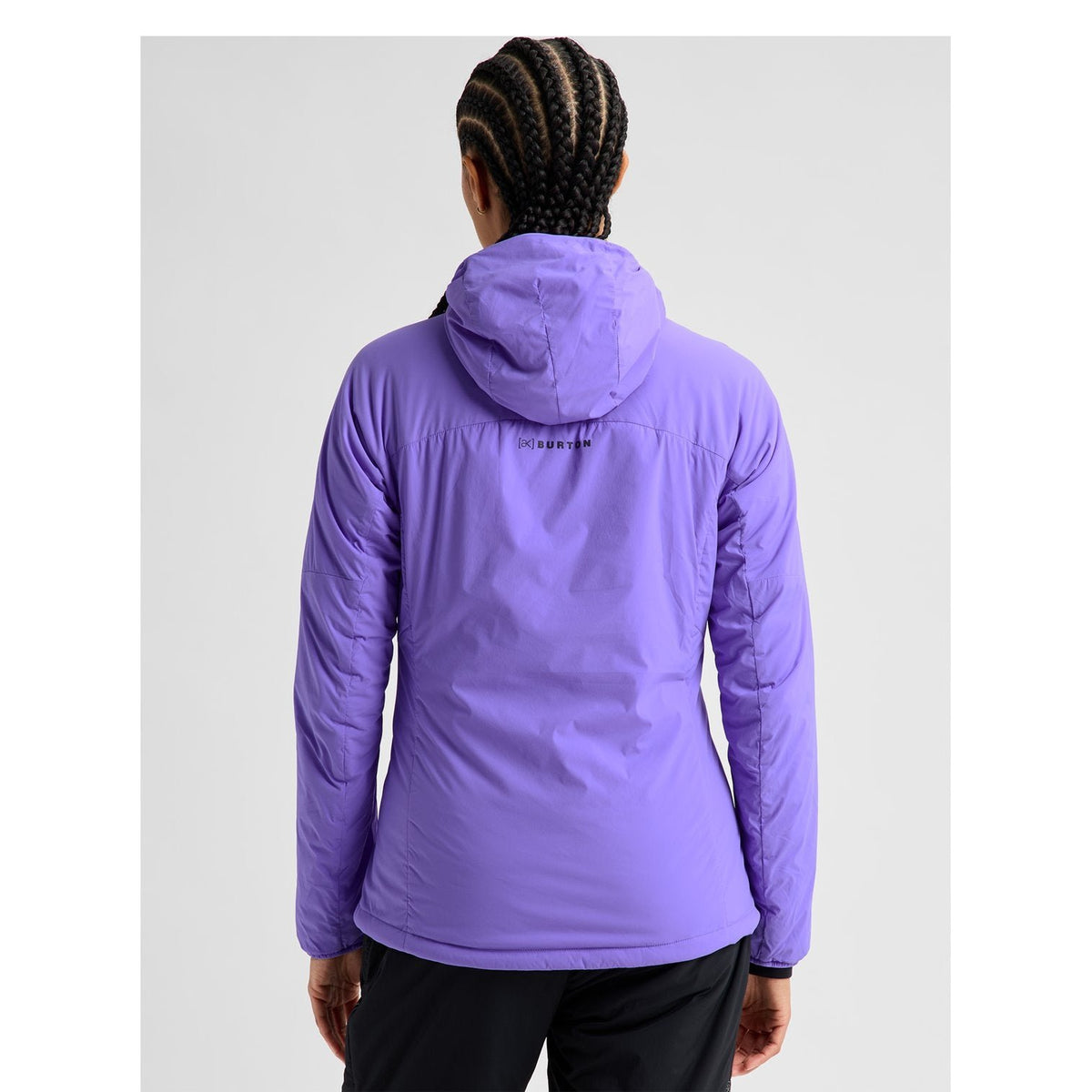 Womens [Ak] Helium Hooded Stretch Insulated Jacket Purple Voltage - Image 5