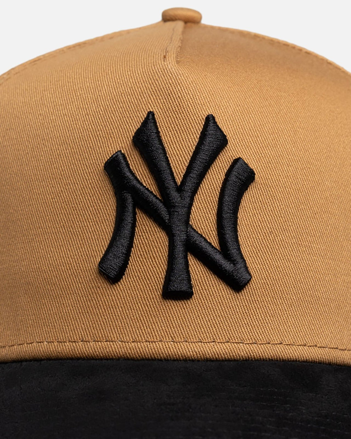 New York Yankees 9FORTY A-Frame Snapback - Wheat Black Suede - Image 5