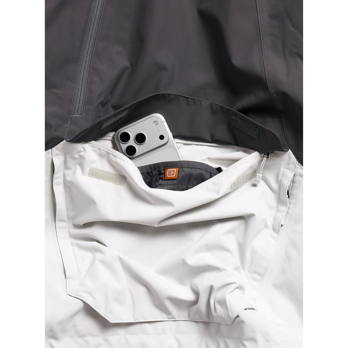 Mens Reserve 2L Relaxed Anorak Jacket Gotham Gray / Gray Cloud - Image 5