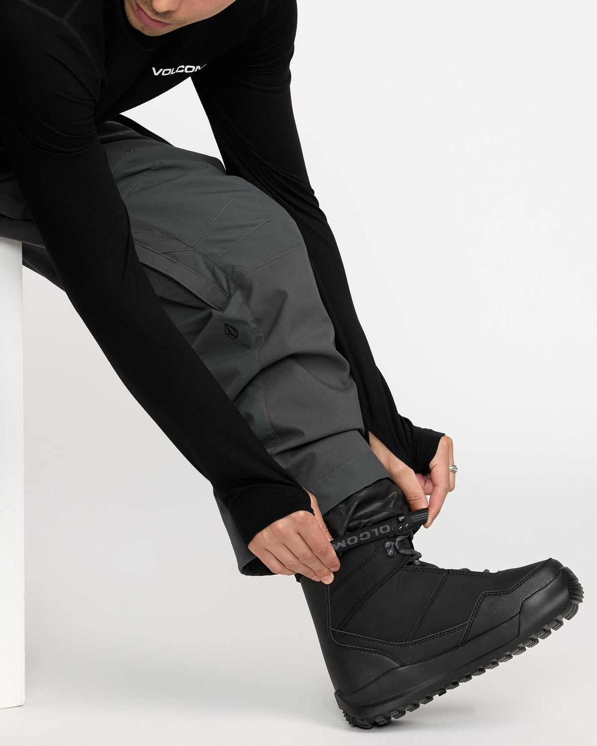 Mens Nwrk Baggy Pant Dark Grey - Image 5