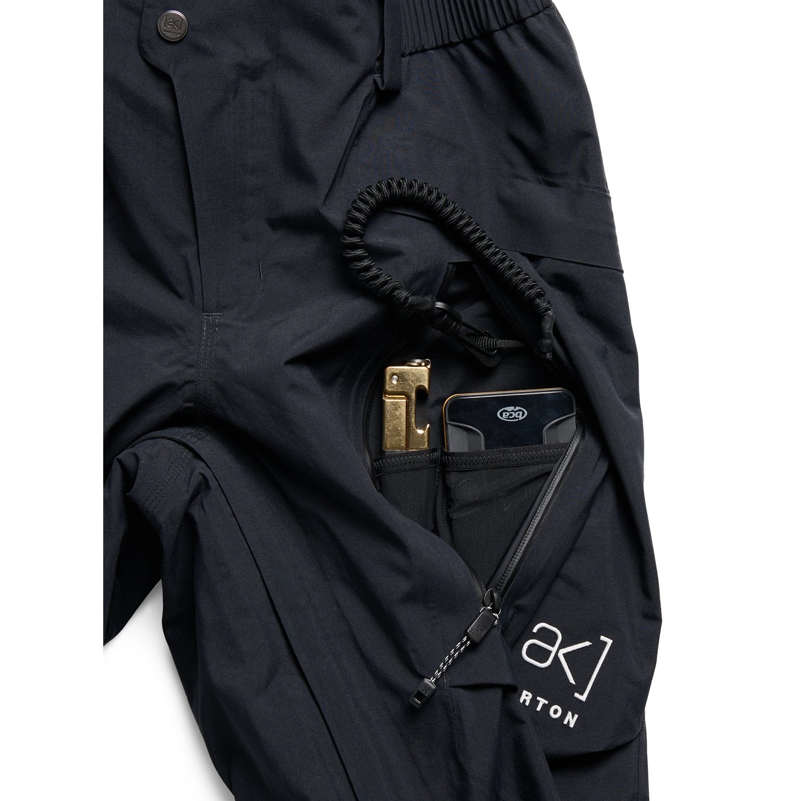 Womens [Ak] Swash Insulated Gore-Tex 2L Pants True Black - Image 5