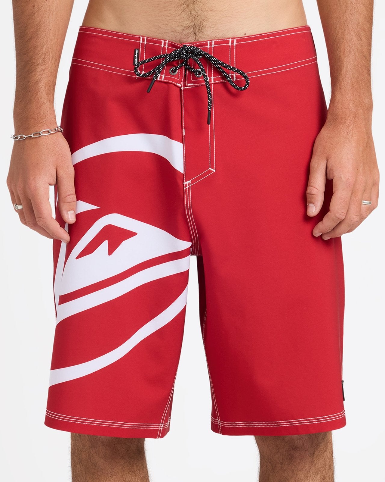 Mens Silicon 21" Board Shorts Salsa - Image 5
