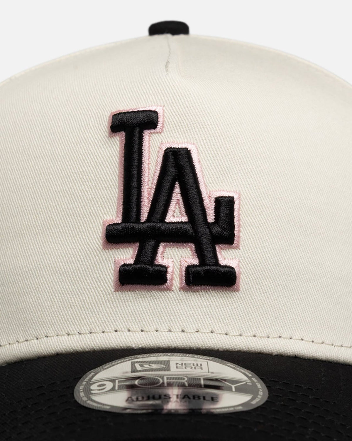 Los Angeles Dodgers 9FORTY A-Frame Snapback - Chrome Black Pink - Image 5