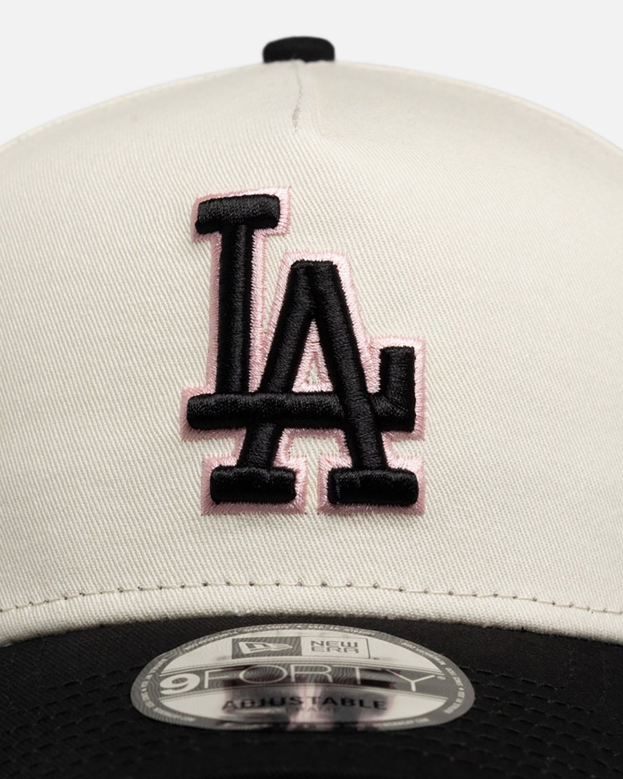 Los Angeles Dodgers 9FORTY A-Frame Snapback - Chrome Black Pink - Image 5
