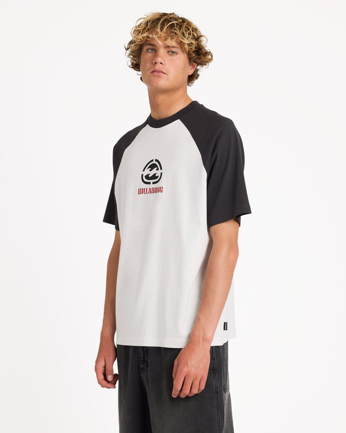 Mens Spec 73 Raglan T-Shirt Fog - Image 5