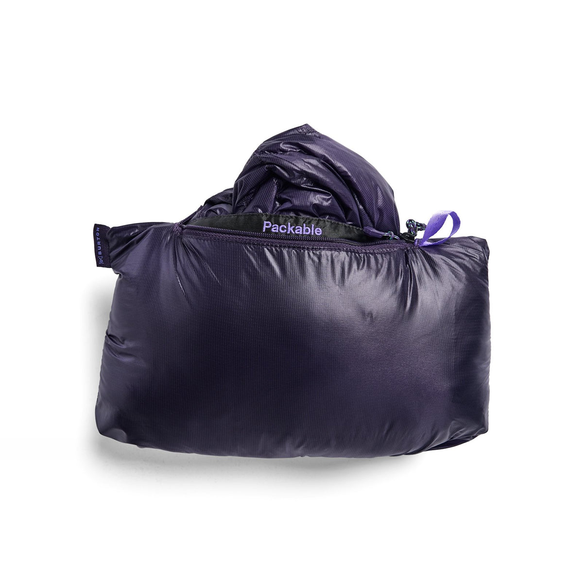 Mens [Ak] Baker Ultralight Down Jacket Nightshade Purple - Image 5