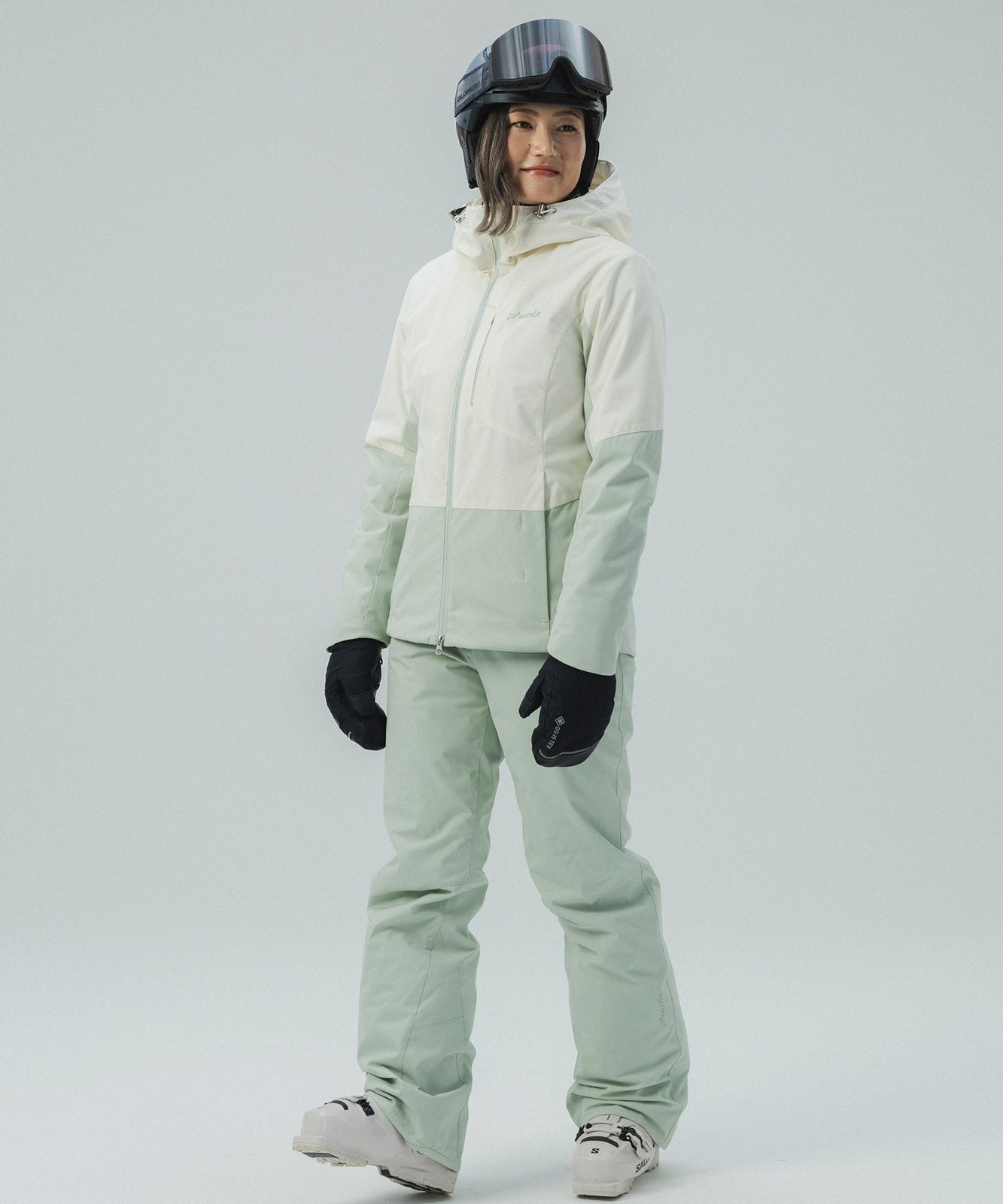 Womens Mist Layer Jacket Off White - Image 5