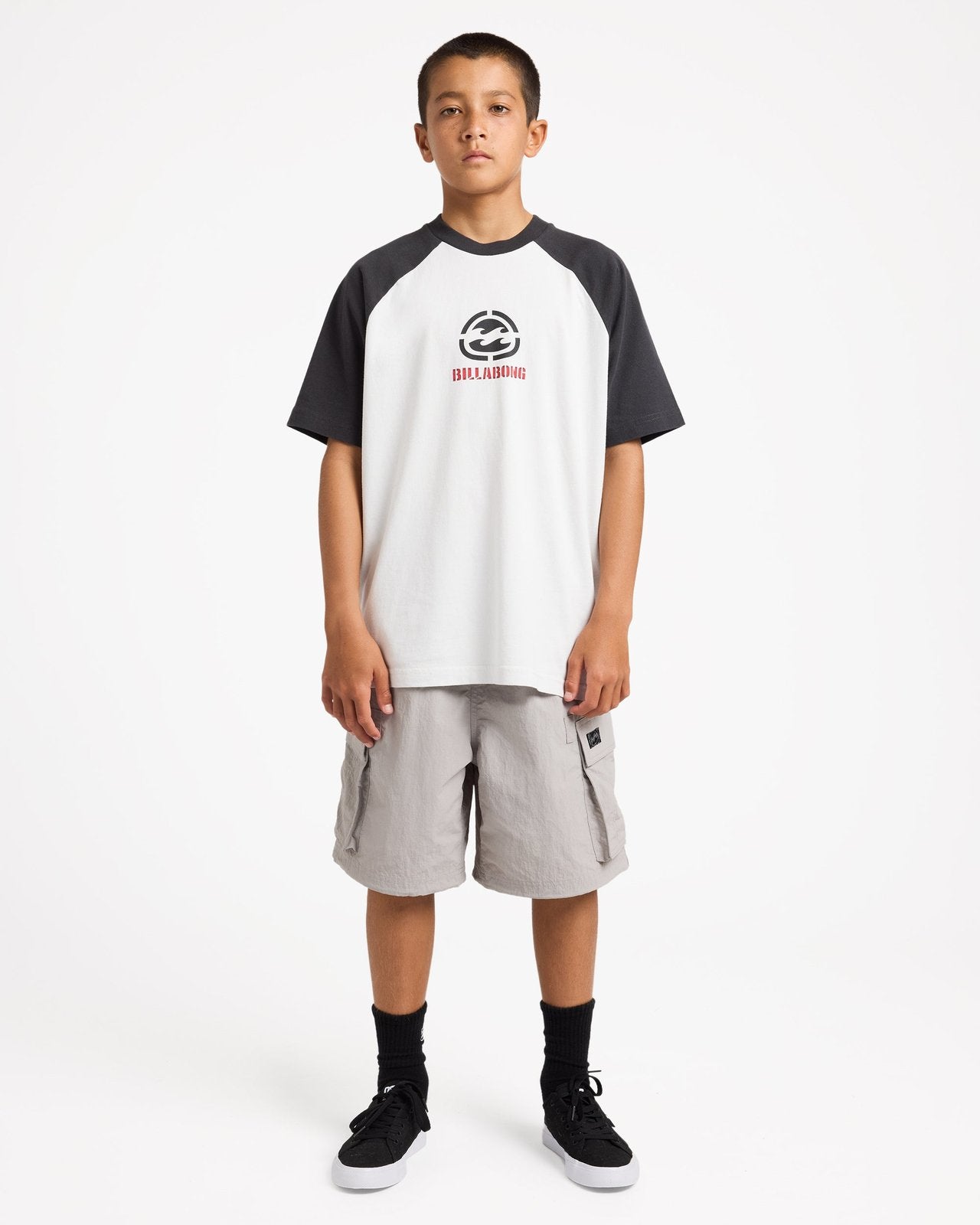 Boys Spec 73 Raglan T-Shirt Fog - Image 5