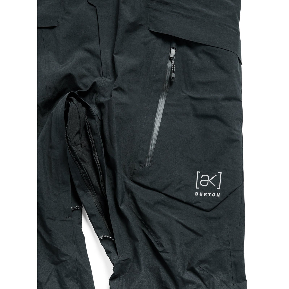 Mens [Ak] Cyclic Gore-Tex 2L Bib Pants True Black - Image 5