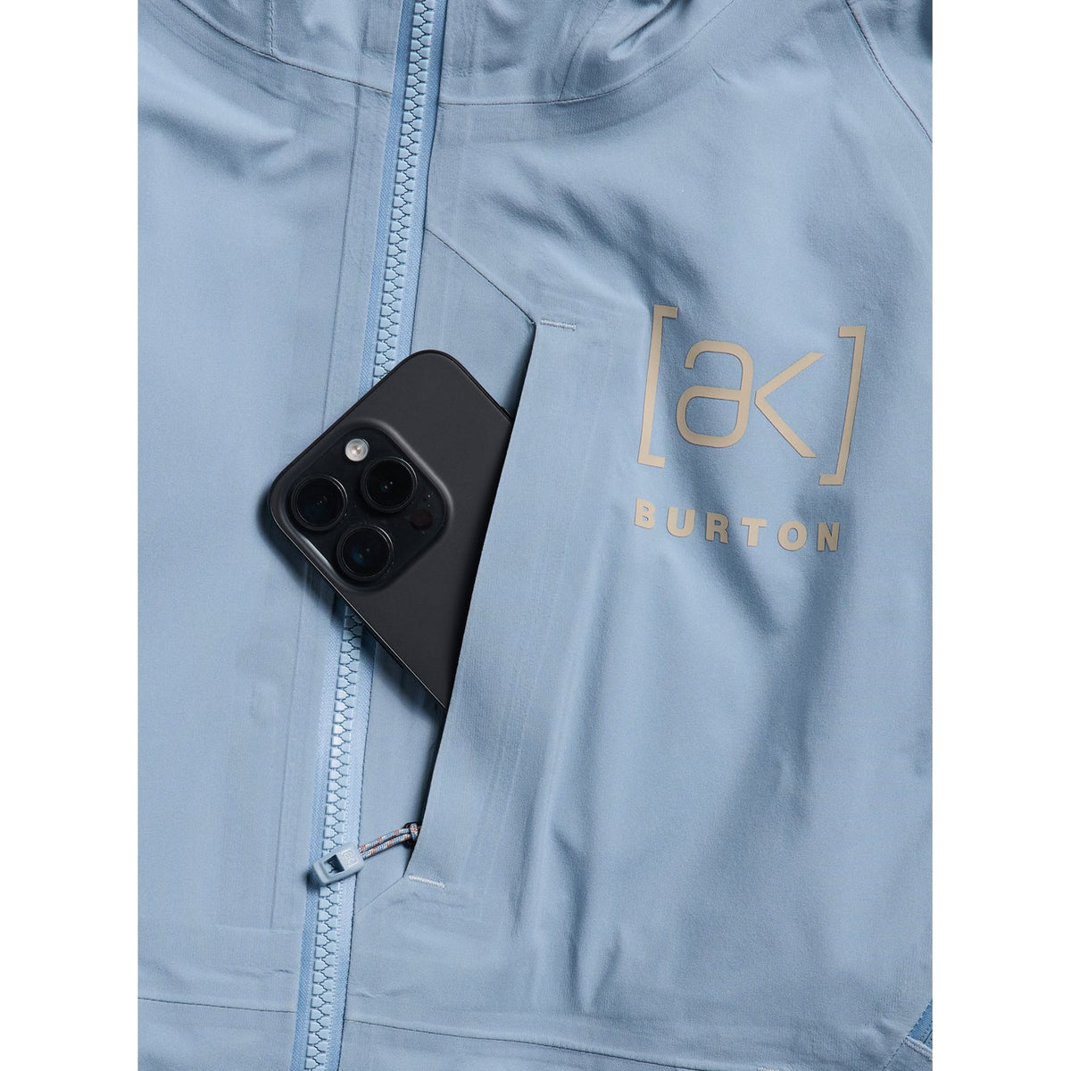 Womens [Ak] Kimmy Gore-Tex 3L Stretch Snowboard Jacket Airstream Blue - Image 5